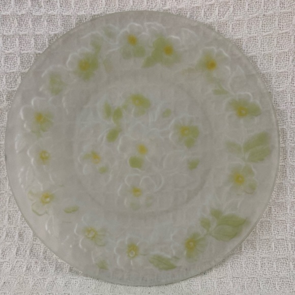 Vintage Sovereign House Frosted Apple Blossom 8.5” Plates - Picture 2 of 7